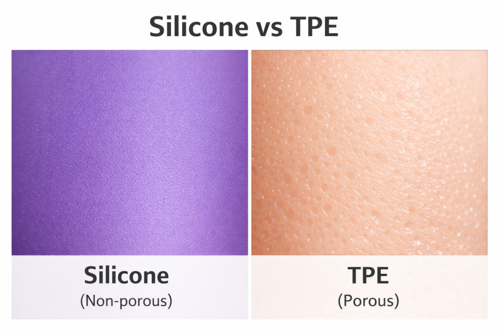 Silicone vs TPE sex toys material comparison